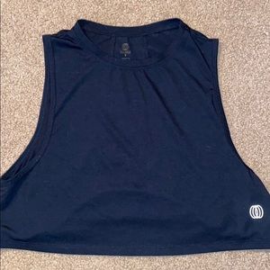 cropped halter tank top